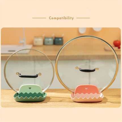 Pot Lid Rack Kitchen Countertop Finishing Storage Bracket Spatula Soup Spoon Chopsticks Rack, 4 PCS Green - DealBuddy