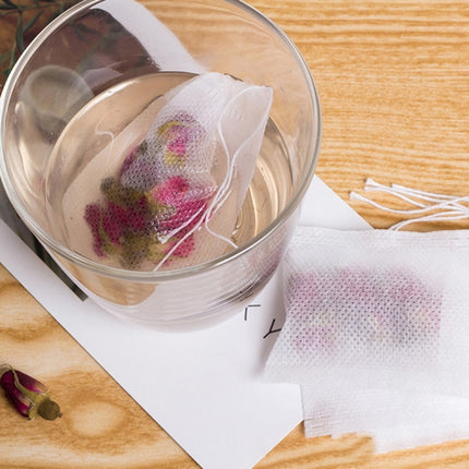 100Pcs/Lot Teabags Scented Tea Bags with Seal Filter Paper, Size: 5.5 x 7cm