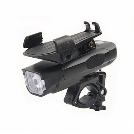 500LM Bicycle Light Mobile Phone Holder Multi-Function Riding Front Light With Horn