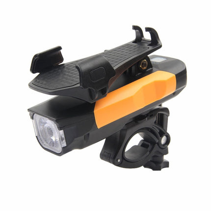 500LM Bicycle Light Mobile Phone Holder Multi-Function Riding Front Light With Horn