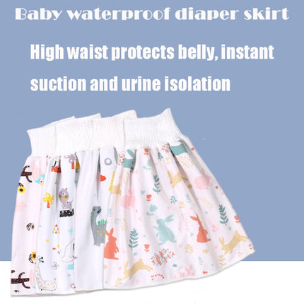 Baby Water-Proof And Leak-Proof Cloth Diapers Children Washable Cotton Cloth Bed-Wetting Skirt Pants
