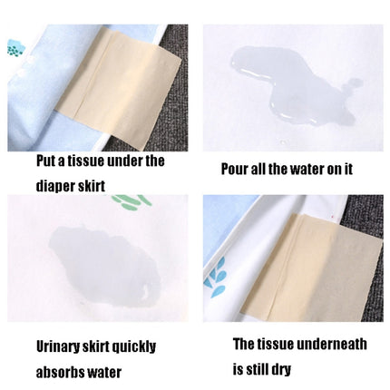 Baby Water-Proof And Leak-Proof Cloth Diapers Children Washable Cotton Cloth Bed-Wetting Skirt Pants