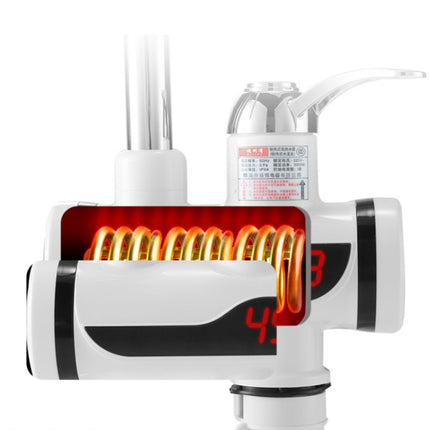 Kitchen Instant Electric Hot Water Faucet Hot & Cold Water Heater EU Plug, Lamp Display Lower Water Inlet, Lamp Display Side Water Inlet, Lamp Display Leakage Protection Lower Water Inlet, Lamp Shows Leakage Protection Side Water Inlet                 ... - DealBuddy