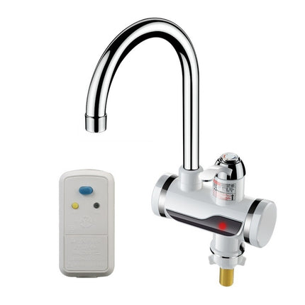 Kitchen Instant Electric Hot Water Faucet Hot & Cold Water Heater EU Plug, Lamp Display Lower Water Inlet, Lamp Display Side Water Inlet, Lamp Display Leakage Protection Lower Water Inlet, Lamp Shows Leakage Protection Side Water Inlet                 ... - DealBuddy