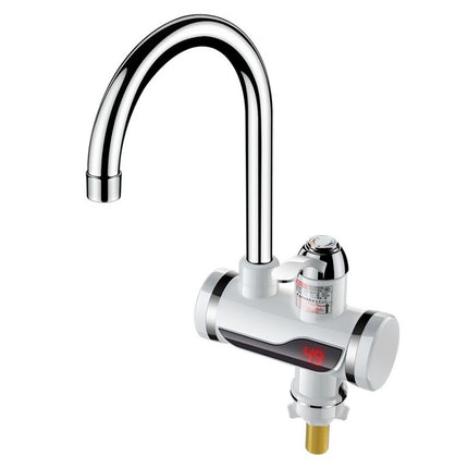 Kitchen Instant Electric Hot Water Faucet Hot & Cold Water Heater EU Plug, Lamp Display Lower Water Inlet, Lamp Display Side Water Inlet, Lamp Display Leakage Protection Lower Water Inlet, Lamp Shows Leakage Protection Side Water Inlet                 ... - DealBuddy