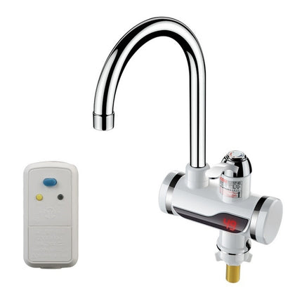 Kitchen Instant Electric Hot Water Faucet Hot & Cold Water Heater EU Plug, Lamp Display Lower Water Inlet, Lamp Display Side Water Inlet, Lamp Display Leakage Protection Lower Water Inlet, Lamp Shows Leakage Protection Side Water Inlet                 ... - DealBuddy