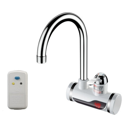 Kitchen Instant Electric Hot Water Faucet Hot & Cold Water Heater EU Plug, Lamp Display Lower Water Inlet, Lamp Display Side Water Inlet, Lamp Display Leakage Protection Lower Water Inlet, Lamp Shows Leakage Protection Side Water Inlet                 ... - DealBuddy