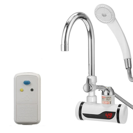 Kitchen Instant Electric Hot Water Faucet Hot & Cold Water Heater EU Plug, Lamp Display Lower Water Inlet, Lamp Display Side Water Inlet, Lamp Display Leakage Protection Lower Water Inlet, Lamp Shows Leakage Protection Side Water Inlet                 ... - DealBuddy