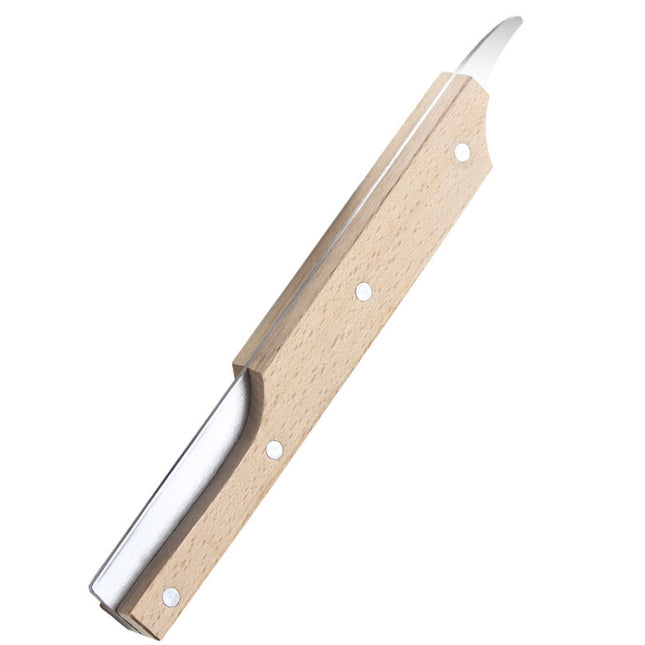Multifunctional Stainless Steel Coconut Shell Opener With Wooden Handle Coconut Meat Knife Kitchen Gadgets