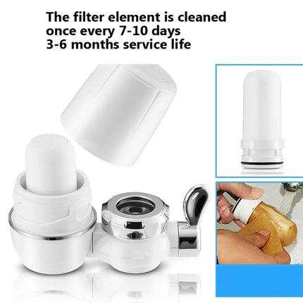 Faucet Water Purifier Household Filter Tap Water Direct Drinking Water Purifier Kitchen Purifier Water Filter, Item No.: Ceramic Filter