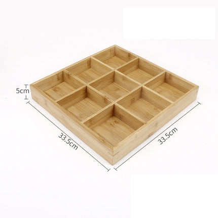 Hot Pot Bamboo Plate Compartmental Platter Vegetable Wood Tray Set, Large Nine Grid Plate, Six Grid Plate, Large Four Grid Bamboo Plate, Medium Four Grid Bamboo Plate, Small Four Grid Bamboo Plate, Three Grid Bamboo Plate, Two Grid Plate               ... - DealBuddy