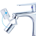 720-Degree Universal Rotating Faucet Anti-Splash Spout Filter Dual-Function Faucet