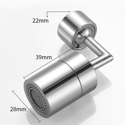 720-Degree Universal Rotating Faucet Anti-Splash Spout Filter Dual-Function Faucet