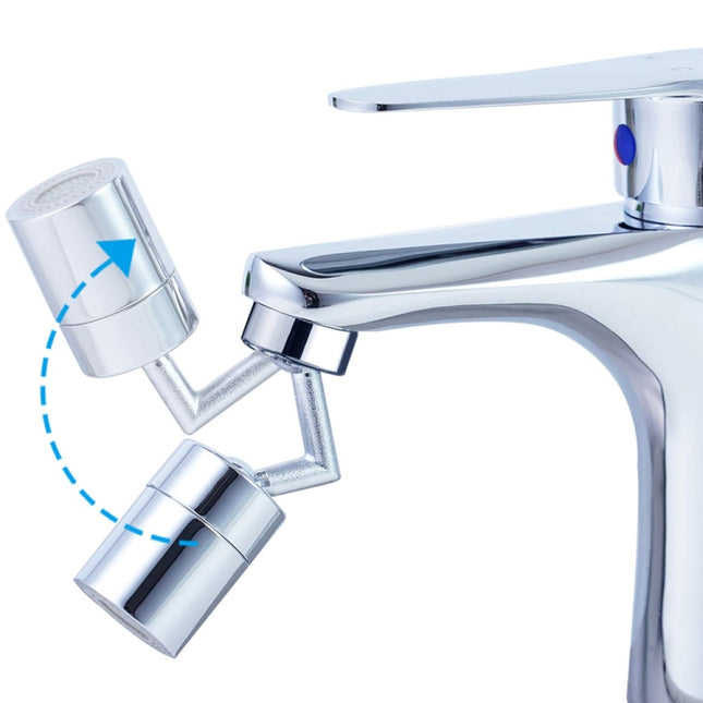 720-Degree Universal Rotating Faucet Anti-Splash Spout Filter Dual-Function Faucet, Two Sections - DealBuddy