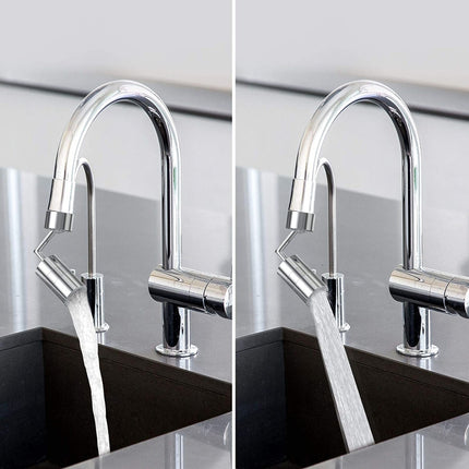 720-Degree Universal Rotating Faucet Anti-Splash Spout Filter Dual-Function Faucet, Two Sections - DealBuddy