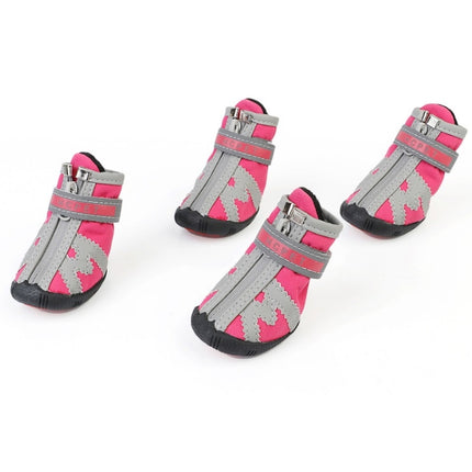 HCPET A1703 Pet Non-Slip Wear-Resistant Shoes Puppy Feet Cover, Number 5 - DealBuddy