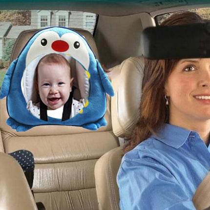 Baby Car Seat Reverse Car Rearview Mirror Pendant Plush Toy