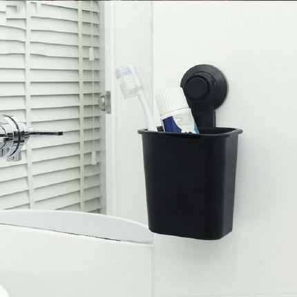 Suction Wall Toothpaste Toothbrush Holder Bathroom Shelf