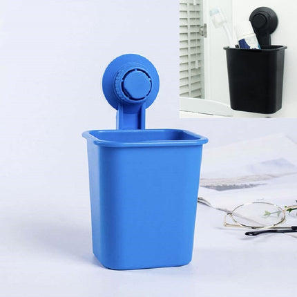 Suction Wall Toothpaste Toothbrush Holder Bathroom Shelf