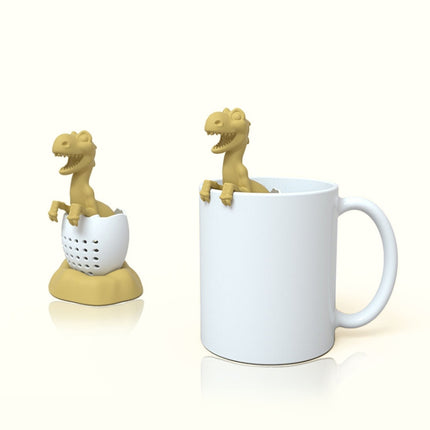 Dinosaur Baby Silicone Tea Strainer