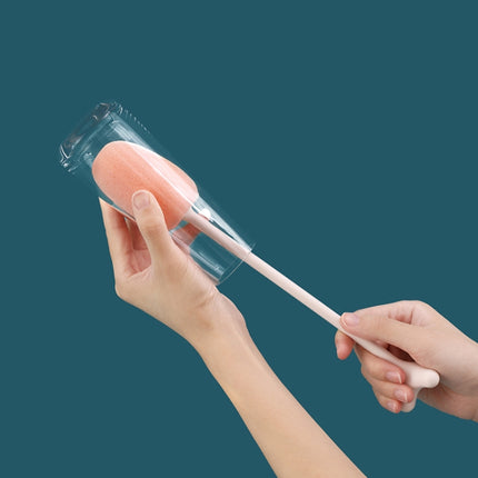 Long Handle Vertical Cup Brush Baby Bottle Sponge Cleaning Brush, Length: 29cm