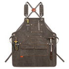 Canvas Apron Barber Roasting Cafe Gardening Woodworking Men And Women Work Clothes