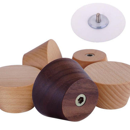 5 in 1 Solid Wood Coat Hook Wall Nail-Free Strong Sticky Hook