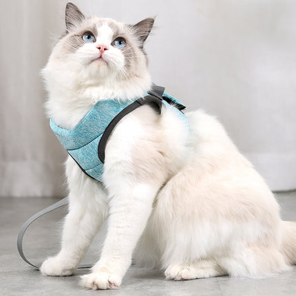 Cat Leash Pet Chest Harness Leash, S - DealBuddy