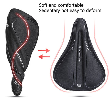Wheel Up Bicycle Silicone Cushion Cover Mountain Bike Thickening GEL Saddle Cover Riding Equipment