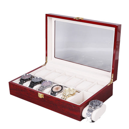 Wooden Baking Paint Watch Box Jewelry Storage Display Box