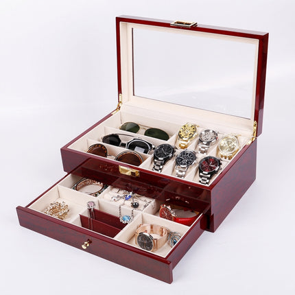 Wooden Baking Paint Watch Box Jewelry Storage Display Box