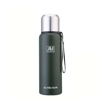 304 Stainless Steel Insulated Mug Large Capacity Sports Water Cup Outdoor Travel Pot, 500ml, 750ml, 1000ml, 1500ml