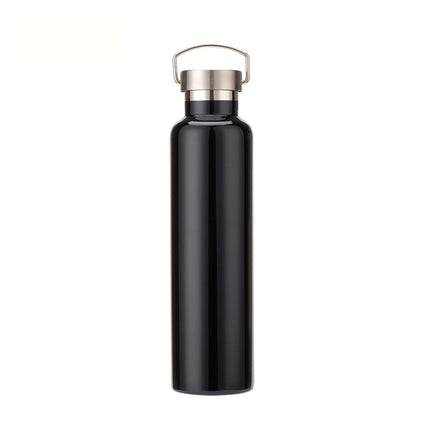 304 Vacuum Stainless Steel Vacuum Flask Double-Layer Large-Capacity Outdoor Water Bottle Mountaineering Sports Bottle - DealBuddy