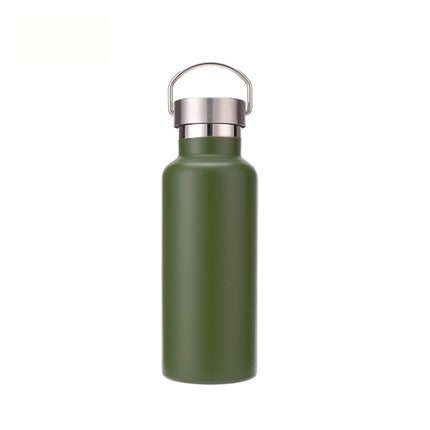 304 Vacuum Stainless Steel Vacuum Flask Double-Layer Large-Capacity Outdoor Water Bottle Mountaineering Sports Bottle - DealBuddy