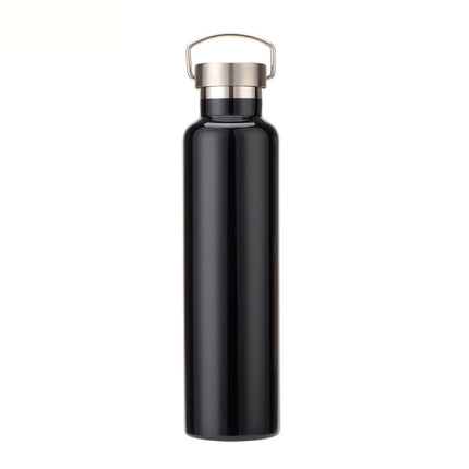 304 Vacuum Stainless Steel Vacuum Flask Double-Layer Large-Capacity Outdoor Water Bottle Mountaineering Sports Bottle - DealBuddy