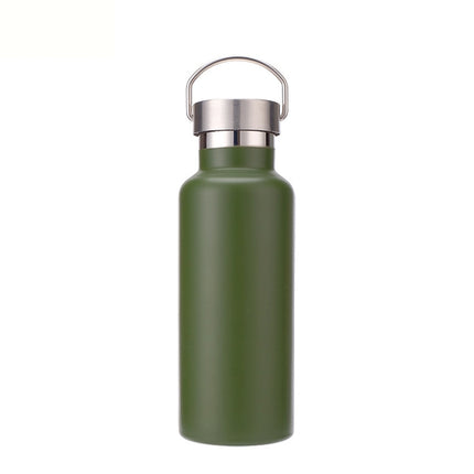 304 Vacuum Stainless Steel Vacuum Flask Double-Layer Large-Capacity Outdoor Water Bottle Mountaineering Sports Bottle - DealBuddy