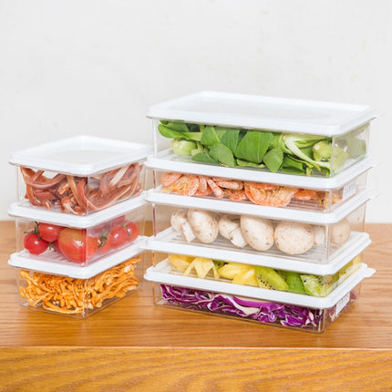 Refrigerator Storage Fresh-Keeping Box Kitchen Can Be Stacked With Frozen Fruit Sealed Box, Small, Medium, Large - DealBuddy