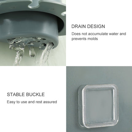 Bathroom Paste Wall-Mounted Shelf Cartoon Animal Toothbrush Holder