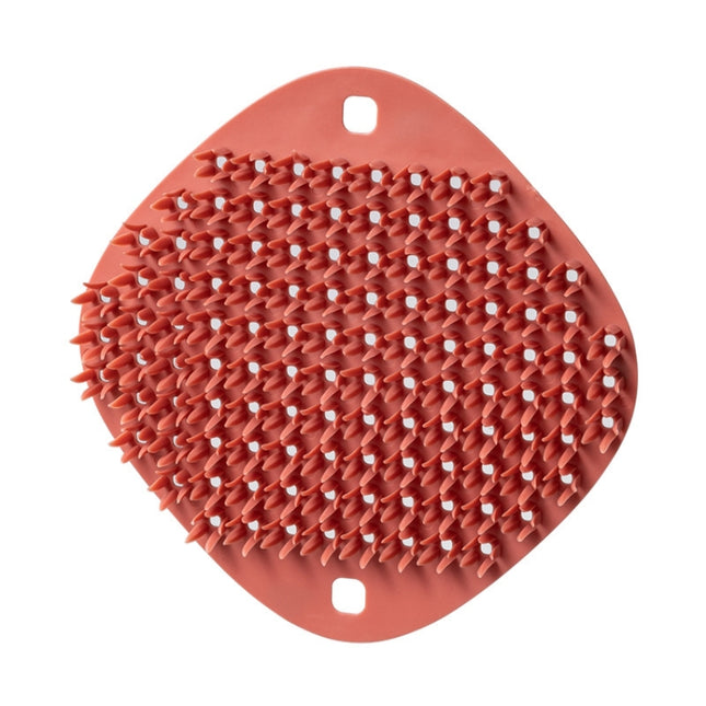 2 PCS Multifunctional Silicone Cleaning Brush Non-Oily Kitchen Cleaning Scouring Pad, Honey Bud Red, Bamboo Green, Pine Gray - DealBuddy