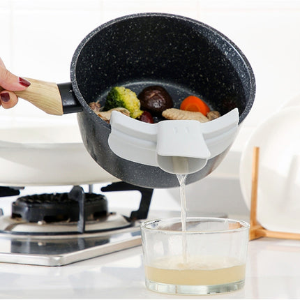 5 PCS Spill-Proof Kitchenware Pots And Pans Edge Deflector Duckbill Liquid Deflector Spout Pouring Device, Pots And Pans Edge Deflector - DealBuddy