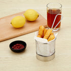 Stainless Steel Mini Fries Basket Restaurant Snack Bread Plate, J13446S, J13446L, J13443S, J13443L, J13447M, J13448S, J13448L, J13442S, J13449 - DealBuddy
