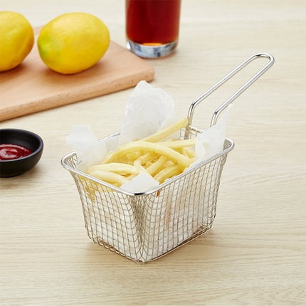 Stainless Steel Mini Fries Basket Restaurant Snack Bread Plate, J13446S, J13446L, J13443S, J13443L, J13447M, J13448S, J13448L, J13442S, J13449 - DealBuddy