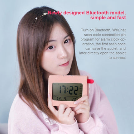 ZKLiLi Lazy Snooze Applet Alarm Clock Bedside Bluetooth Multifunctional Silent Digital Alarm Clock