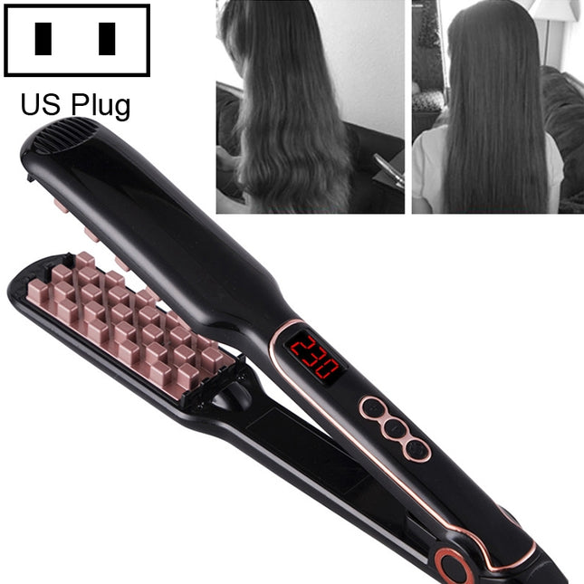 Multi-functional Long & Short Hair Styling Iron Ceramic Tourmaline Volumizing Hair Iron - DealBuddy