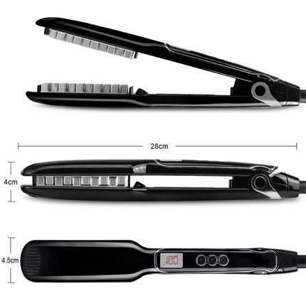 Multi-functional Long & Short Hair Styling Iron Ceramic Tourmaline Volumizing Hair Iron - DealBuddy