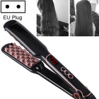 Multi-functional Long & Short Hair Styling Iron Ceramic Tourmaline Volumizing Hair Iron, EU