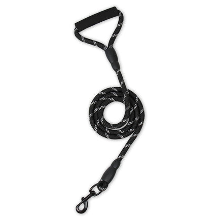Pet Reflective Leash Medium & Large Dog Walking Supplies, Blue, Black, Red - DealBuddy