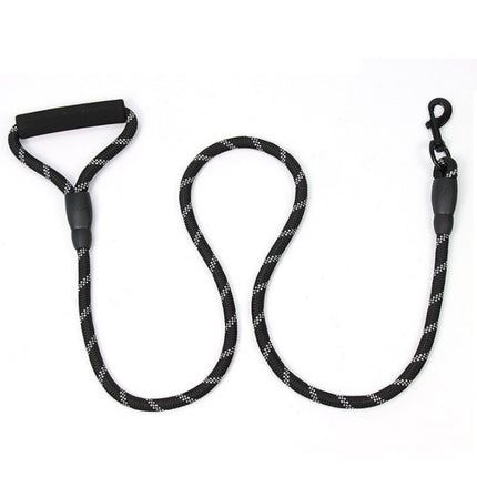 Pet Reflective Leash Medium & Large Dog Walking Supplies, Blue, Black, Red - DealBuddy