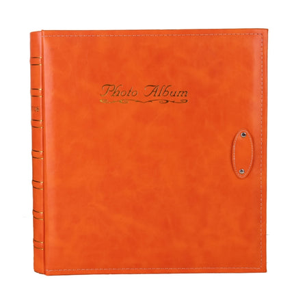 6 inch 500 Sheets Interstitial PP Album PU Leather Retro Bronzing Cover Photo Album