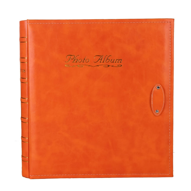 6 inch 500 Sheets Interstitial PP Album PU Leather Retro Bronzing Cover Photo Album